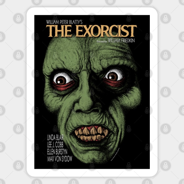 The Exorcist, Pazuzu, Cult Classic Sticker by PeligroGraphics